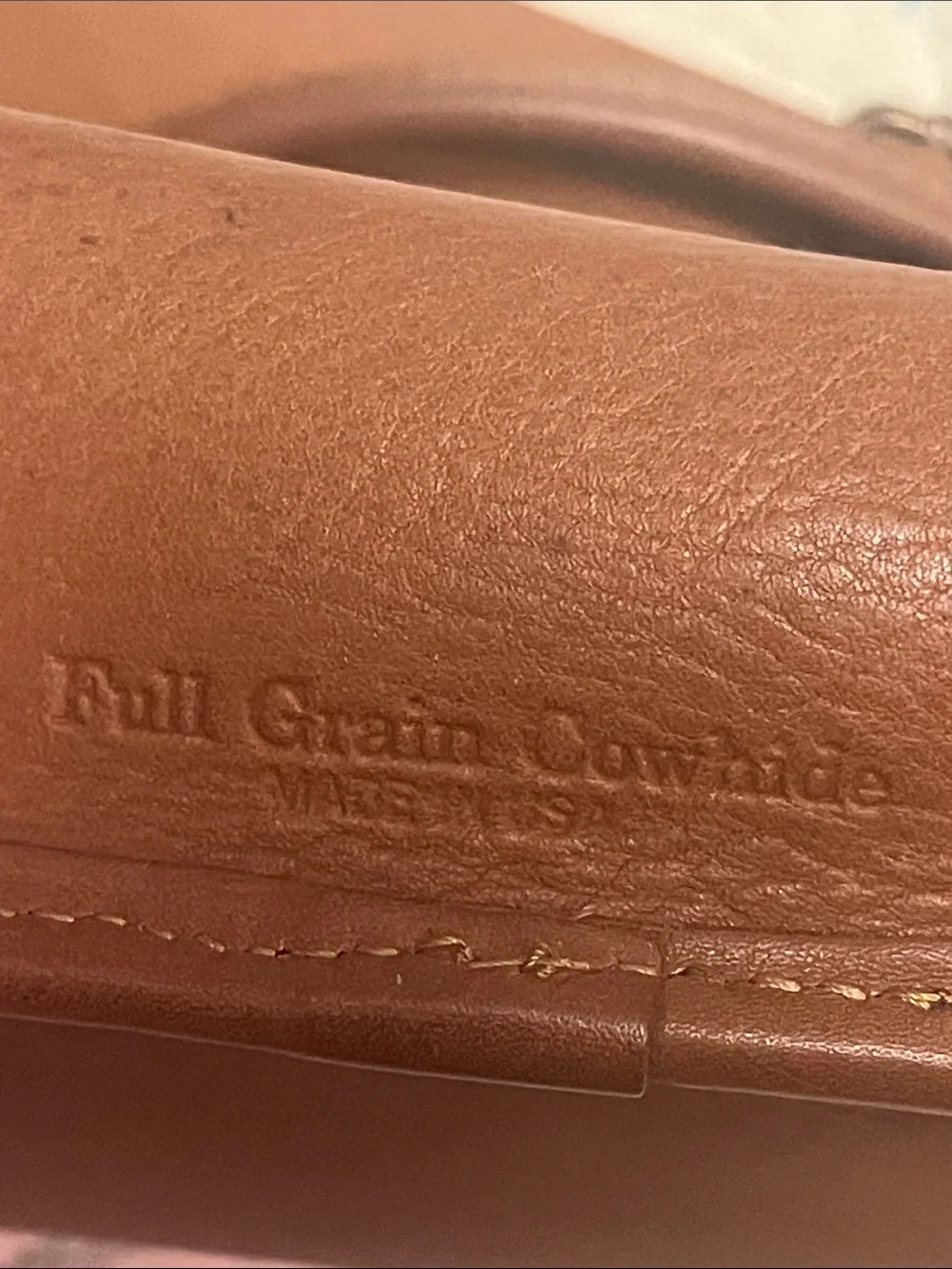 Schlesinger’s Brown Leather Briefcase w/ interchangeable & Detachable Strap